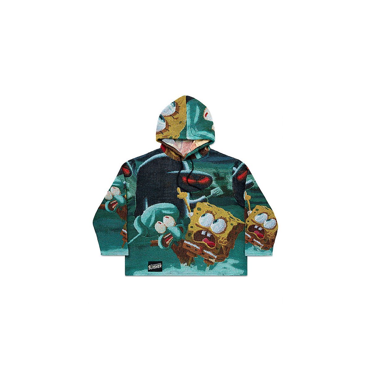 SpongeBob SquarePants Hash-Slinging Slasher Jacquard Hoodie MULTI-COLOR