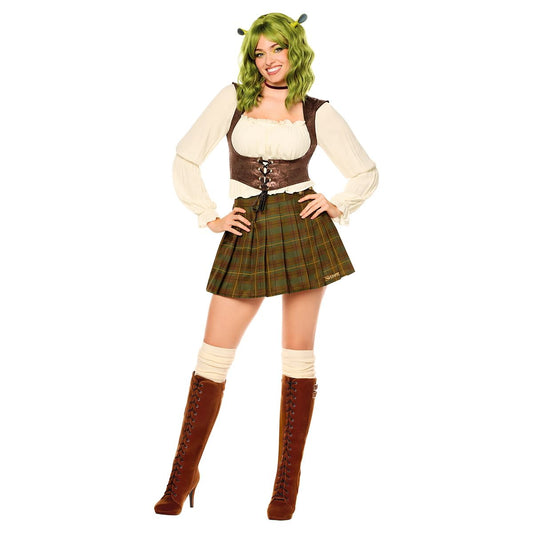 Adult Sassy Shrek Costume BROWN