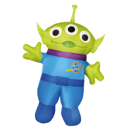 Kids Alien Inflatable Costume - Toy Story BLUE/GREEN