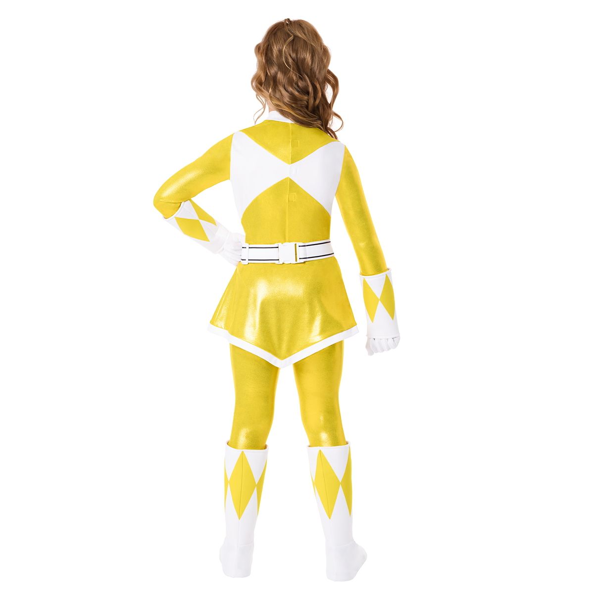 Kids Yellow Power Ranger Costume - Mighty Morphin Power Rangers YELLOW