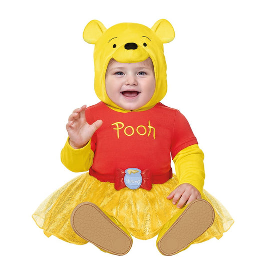Baby Winnie the Pooh Hooded Dress Costume YELLOW