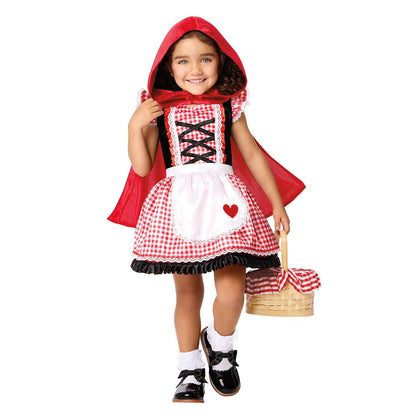 Toddler Red Riding Hood Dress Costume RED