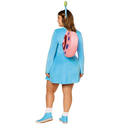 Adult Gary Dress Costume - SpongeBob SquarePants PURPLE/TEAL/BLUE