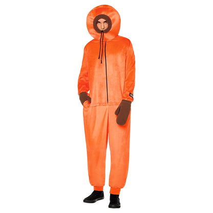 Adult Kenny McCormick Jumpsuit Costume - South Park ORANGE