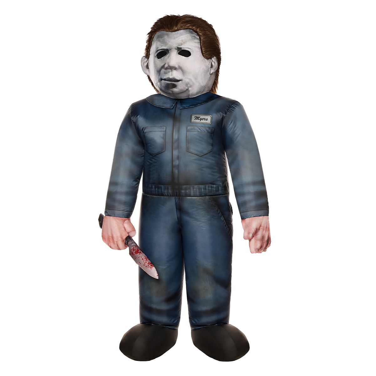 Adult Michael Myers Inflatable Costume - Halloween II NAVY