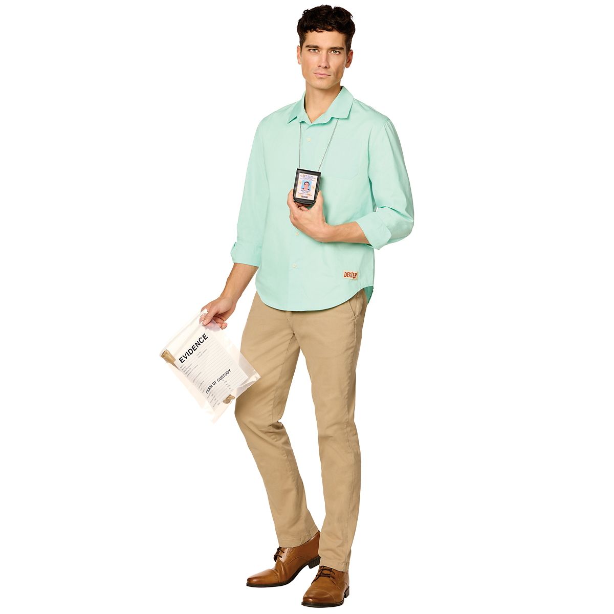 Dexter Morgan Shirt Costume - Dexter BLUE