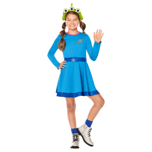 Kids Alien Dress Costume - Toy Story BLUE