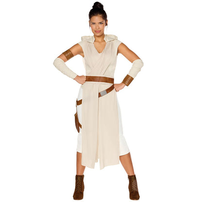 Adult Rey Costume - Star Wars Sequel Trilogy Episodes VII through IX BEIGE