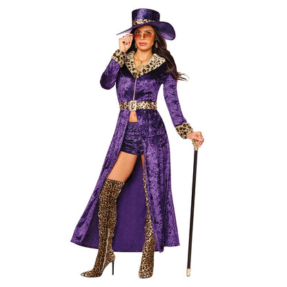 Adult Madame Money Costume PURPLE