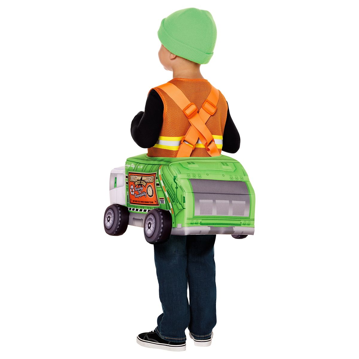 Toddler Matchbox Trash Truck Ride-Along Costume MULTI-COLOR