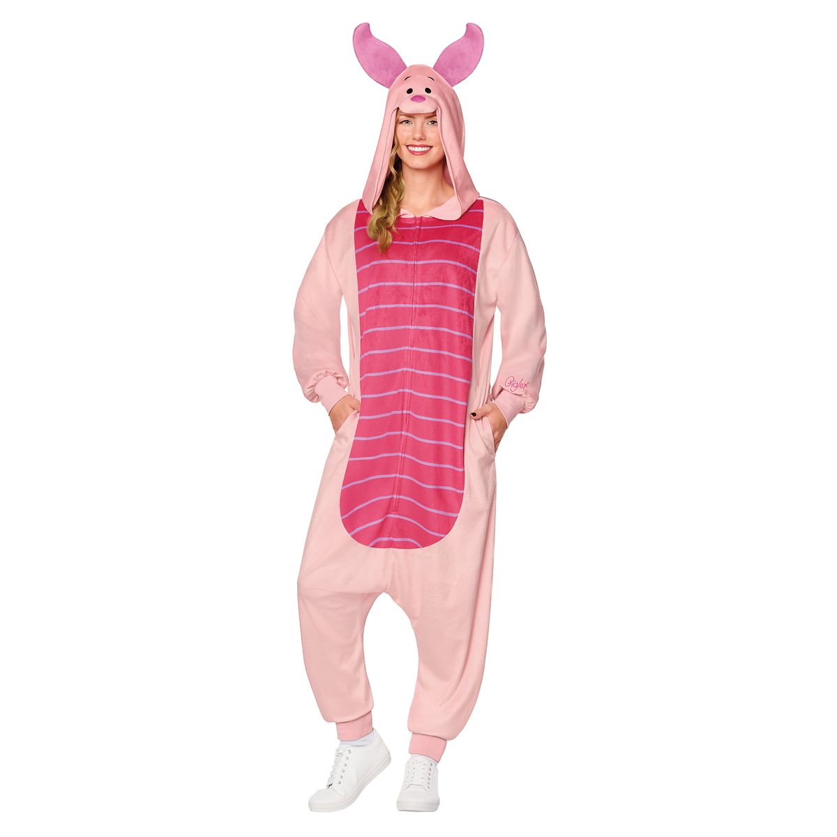 Adult Piglet Jumpsuit Costume - Winnie the Pooh LIGHT PINK