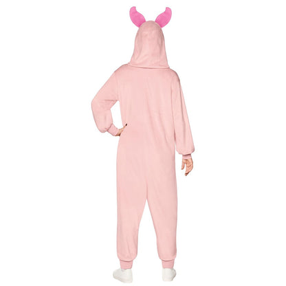 Adult Piglet Jumpsuit Costume - Winnie the Pooh LIGHT PINK