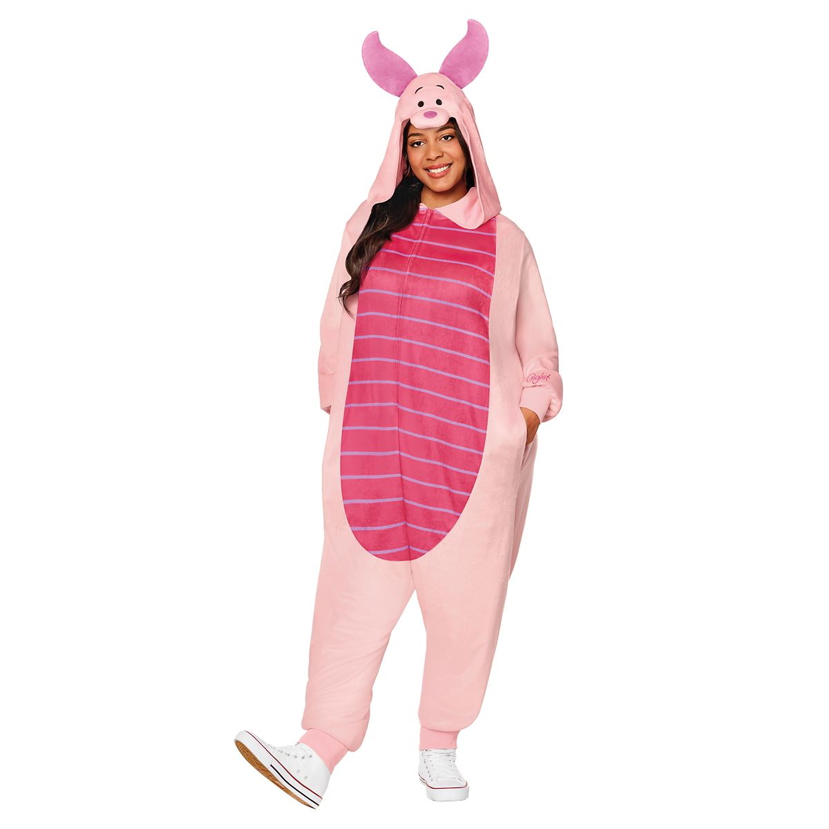 Adult Piglet Jumpsuit Costume - Winnie the Pooh LIGHT PINK