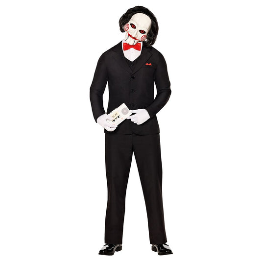Adult Billy the Puppet Costume - Saw BLACK