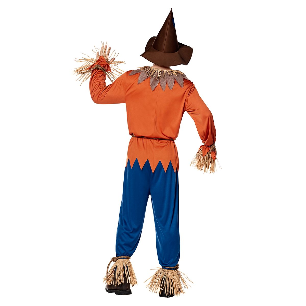 Adult Scarecrow Costume ORANGE/BROWN