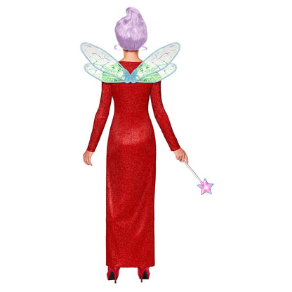 Adult Fairy Godmother Dress Costume - Shrek RED
