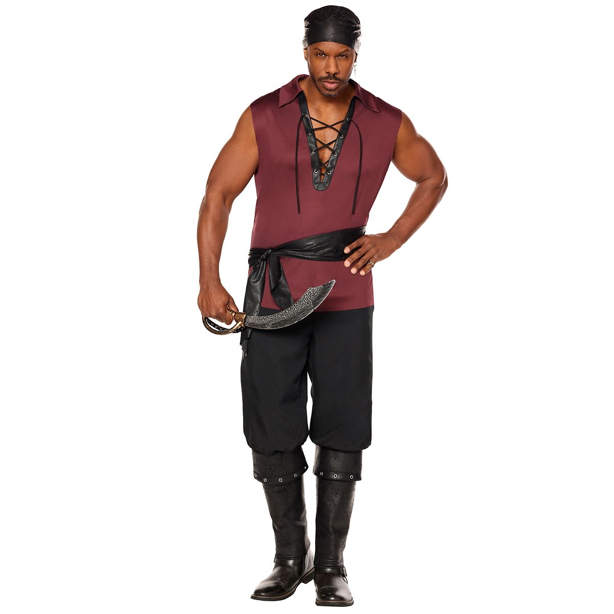 Adult Sea Scoundrel Costume MAROON