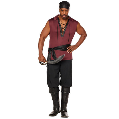 Adult Sea Scoundrel Costume MAROON