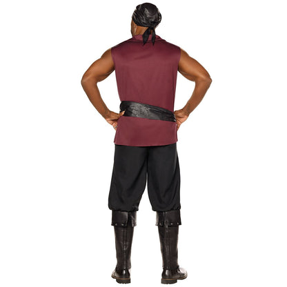 Adult Sea Scoundrel Costume MAROON