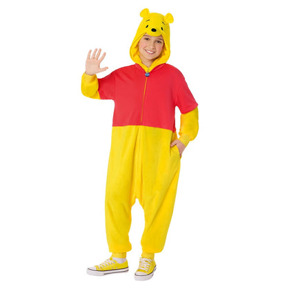 Kids Winnie the Pooh Jumpsuit Costume YELLOW