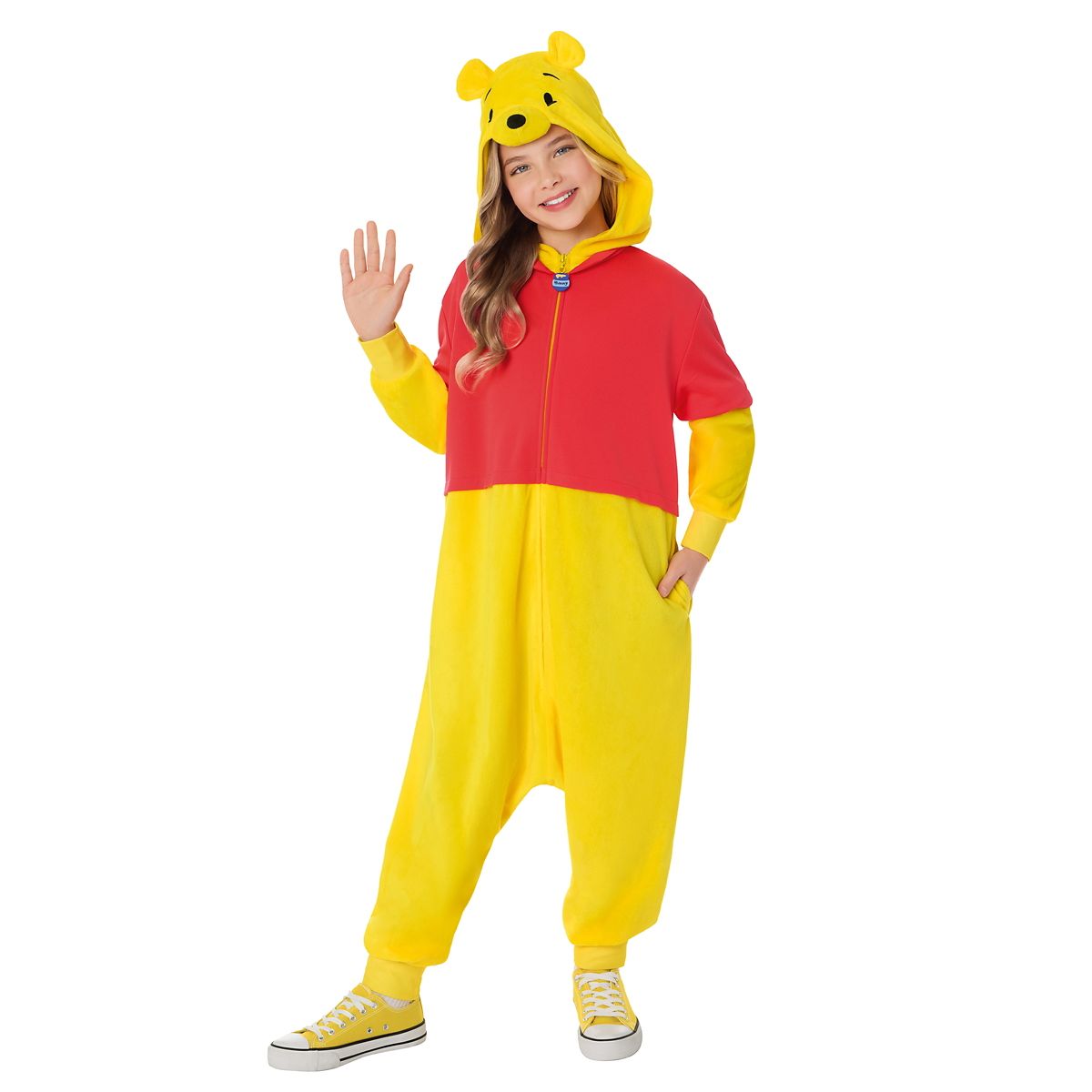 Kids Winnie the Pooh Jumpsuit Costume YELLOW