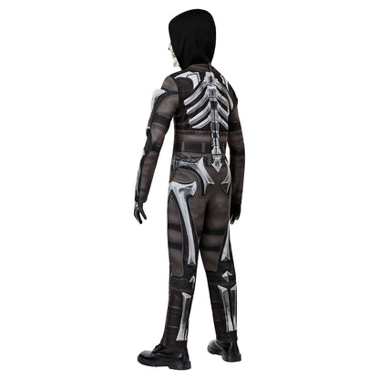 Youth Skull Commander Costume - Fortnite BLACK