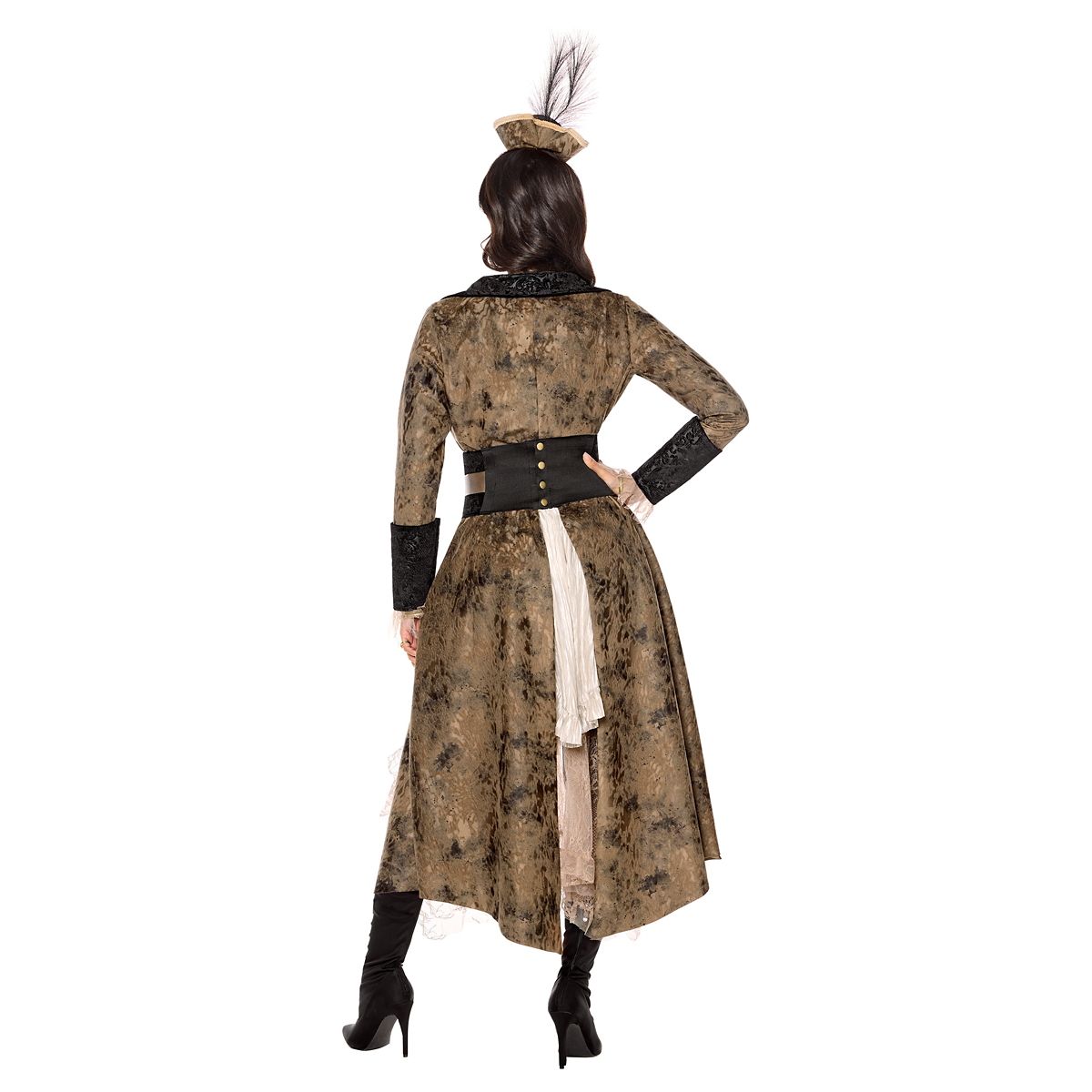 Adult Queen of the Seven Seas Costume - The Signature Collection BROWN