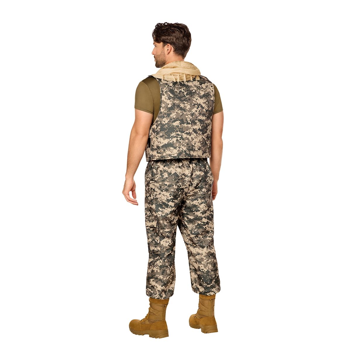 Adult Desert Soldier Costume CAMOUFLAGE