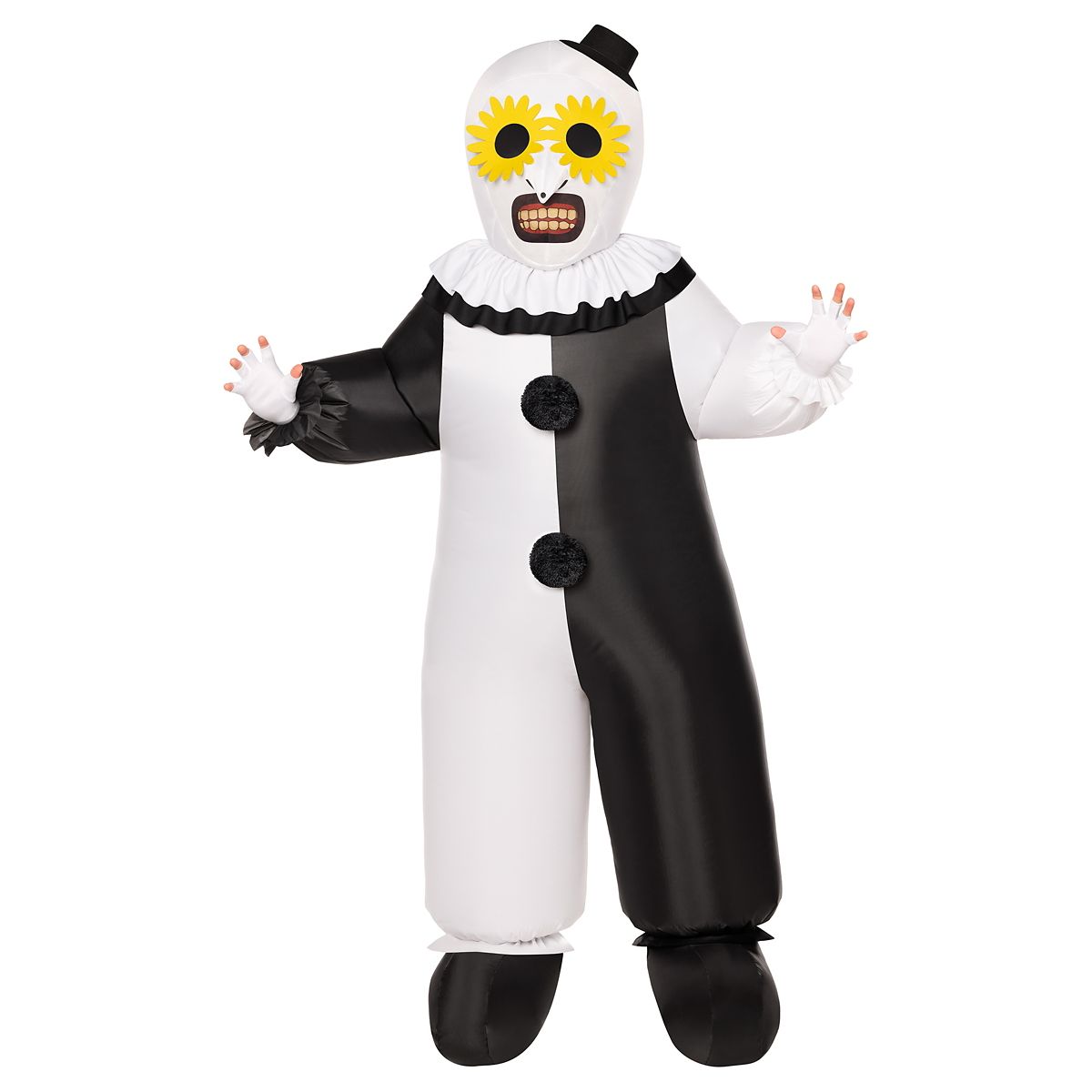 Kids Art the Clown Inflatable Costume - Terrifier BLACK AND WHITE