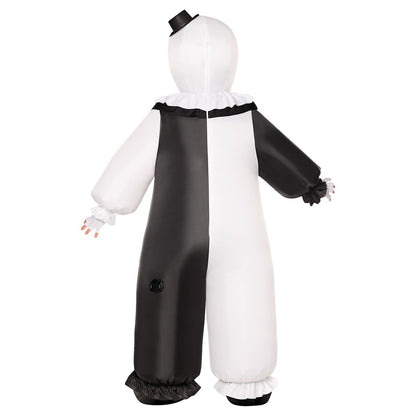 Kids Art the Clown Inflatable Costume - Terrifier BLACK AND WHITE