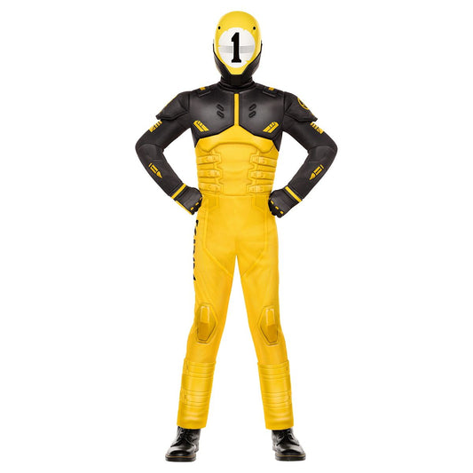 Youth 1-Ball Jumpsuit Costume - Fortnite BLACK AND YELLOW