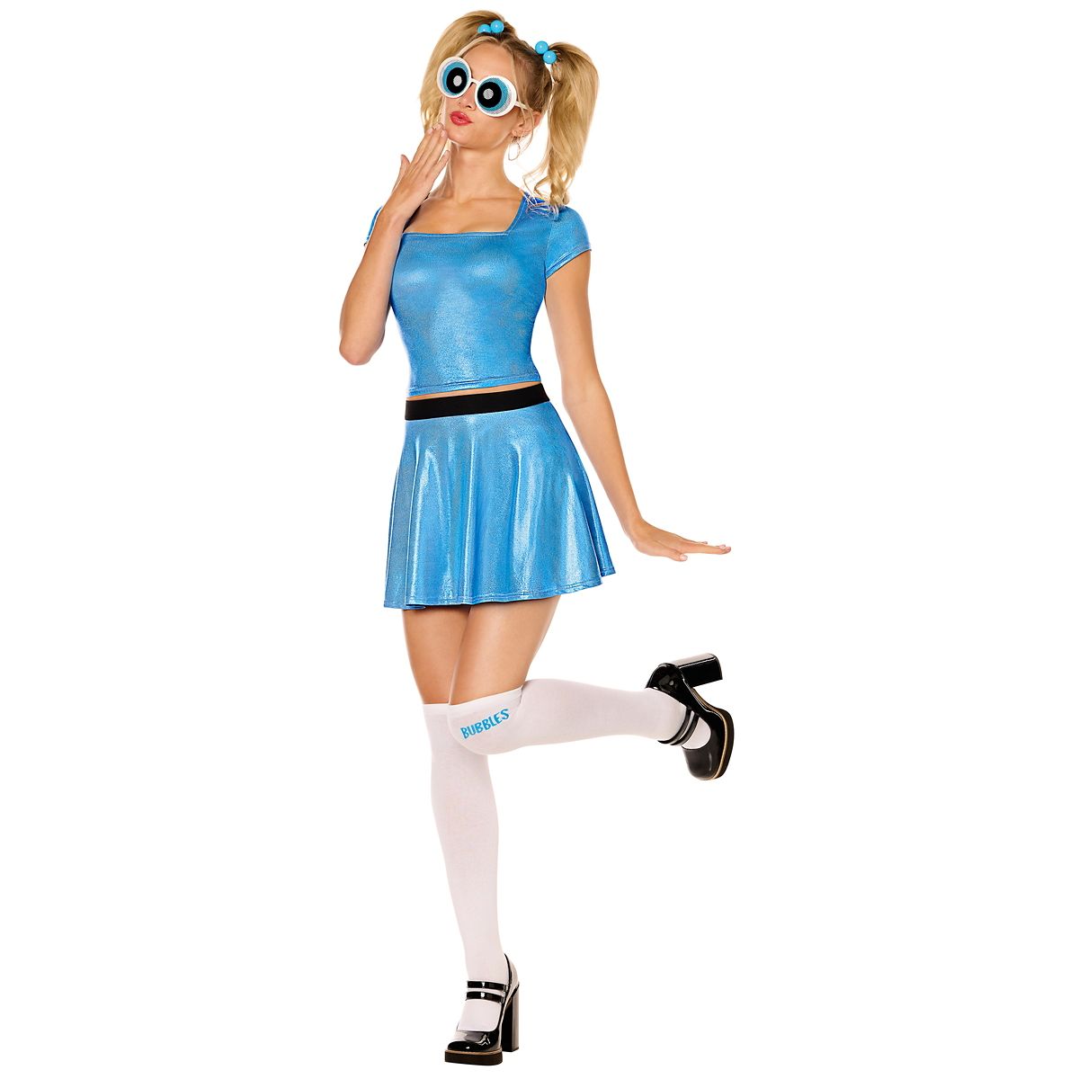 Adult Bubbles Costume - The Powerpuff Girls BLUE
