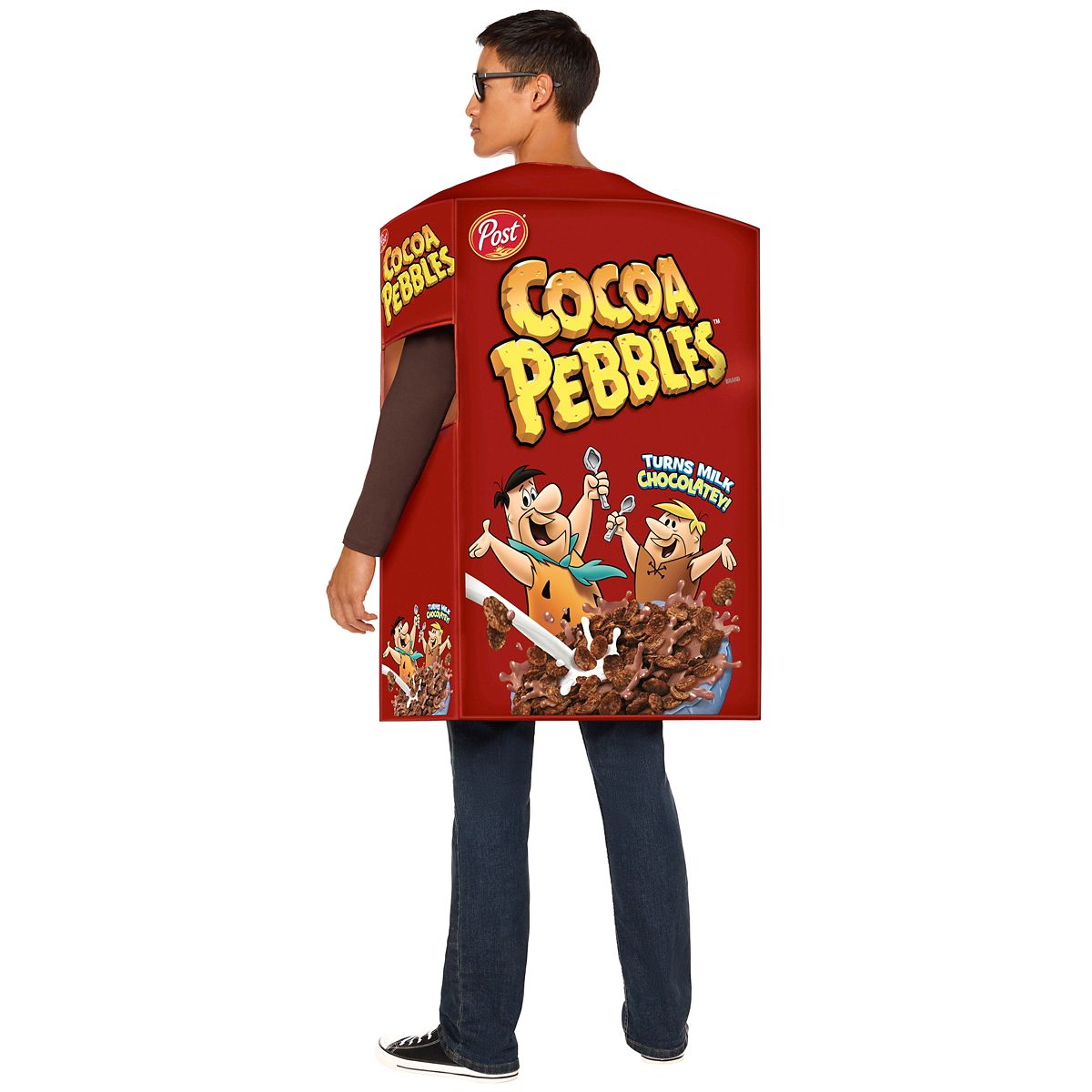 Adult Cocoa Pebbles 3D Costume BROWN