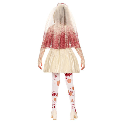 Kids Zombie Bride Costume BEIGE