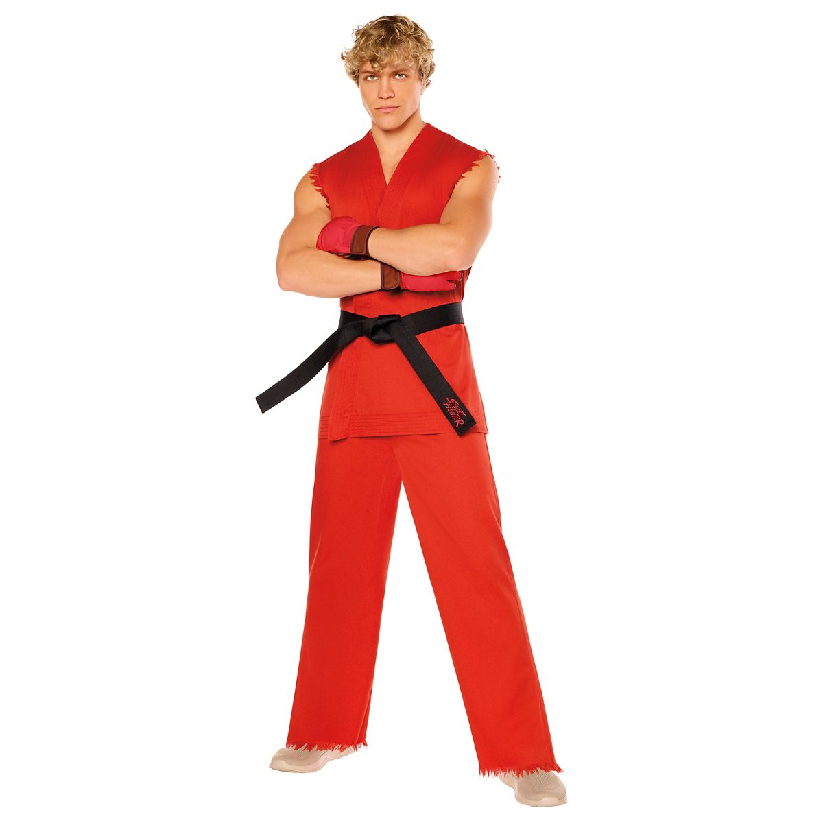 Adult Ken Costume - Street Fighter RED