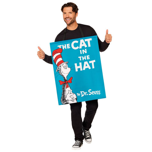 Adult 4-in-1 Book Covers 3D Costumes - Dr. Seuss MULTI-COLOR