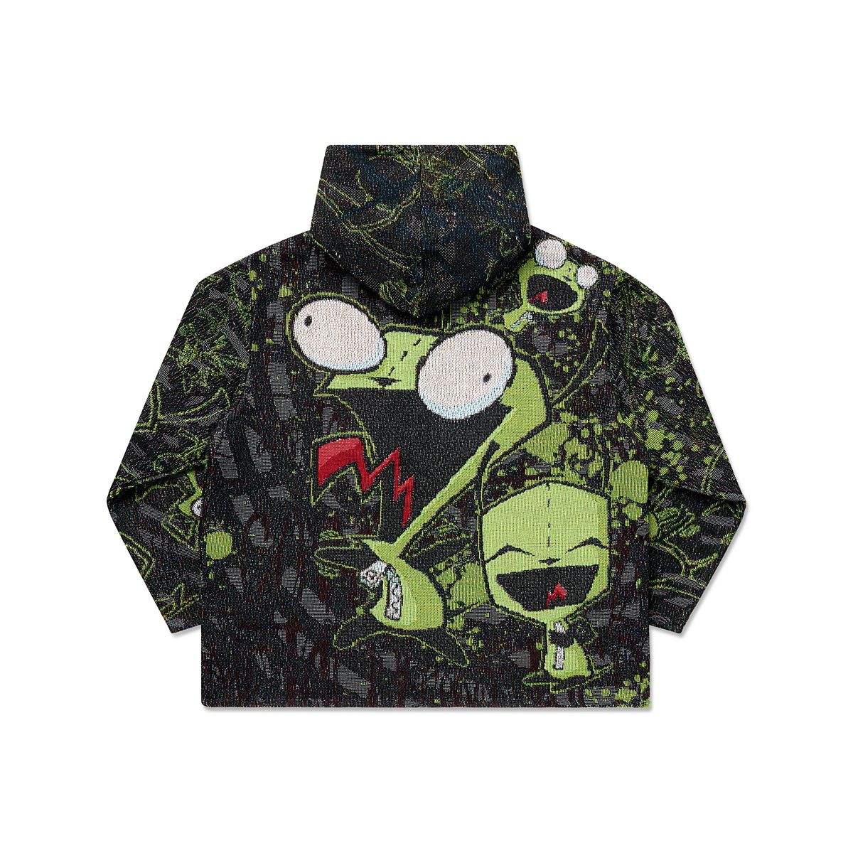 Invader Zim GIR Jacquard Hoodie MULTI-COLOR