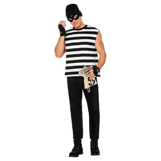 Adult Stealing Hearts Costume BLACK AND WHITE