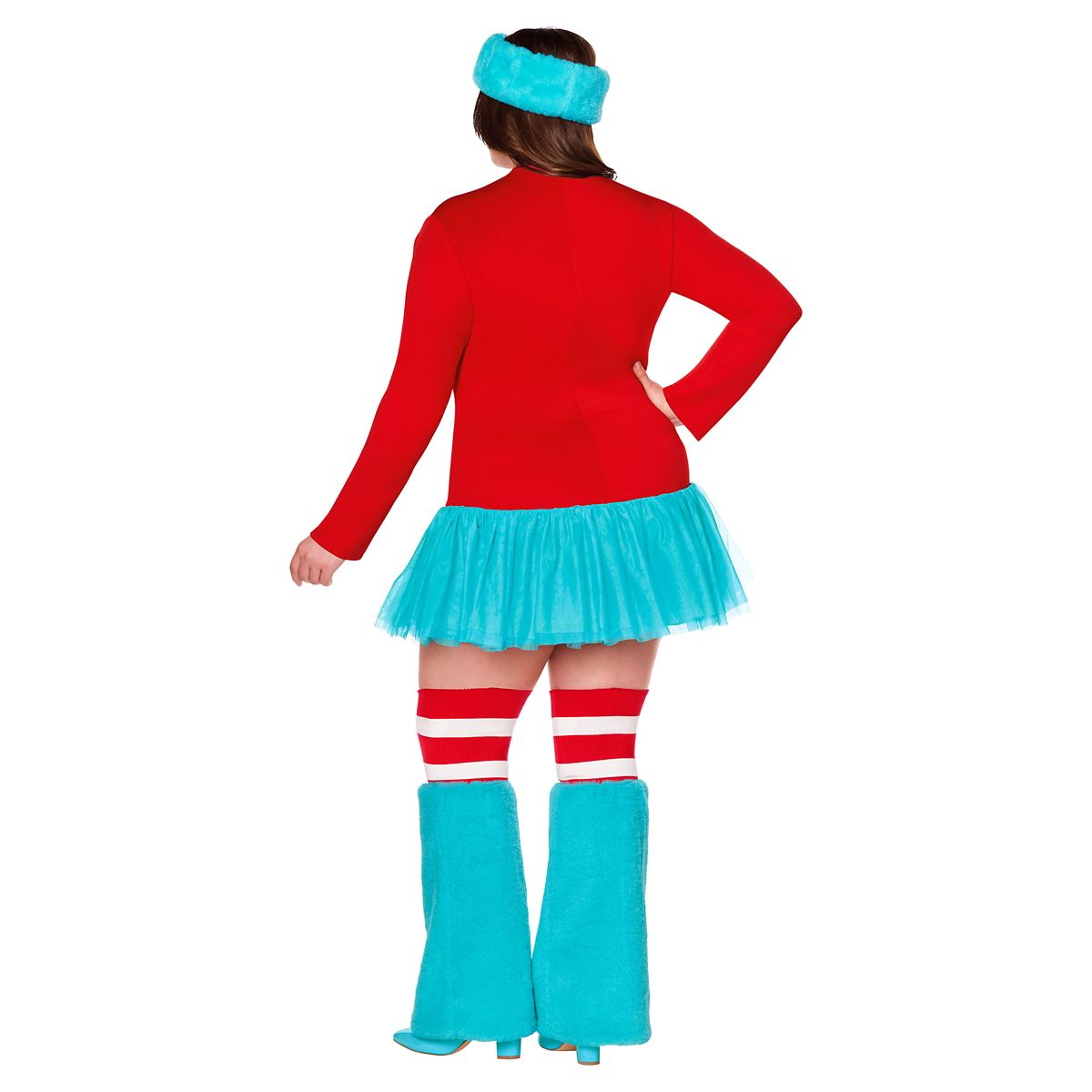 Adult Thing 1 Thing 2 Dress Costume - Dr. Seuss BLUE