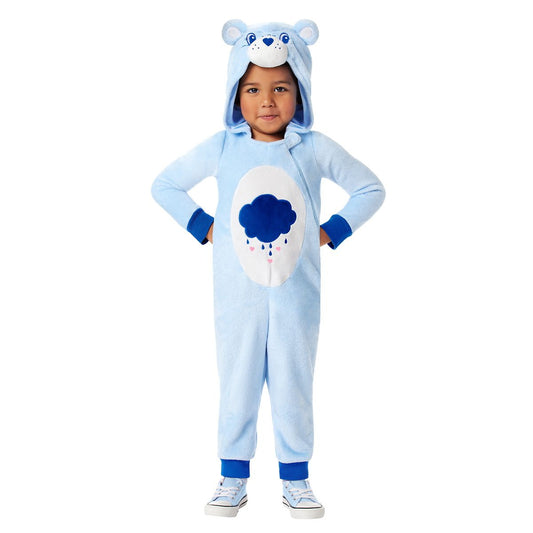 Toddler Grumpy Bear Jumpsuit Costume - Care Bears BLUE