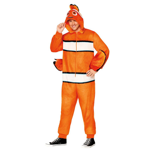 Adult Nemo Jumpsuit Costume - Finding Nemo ORANGE