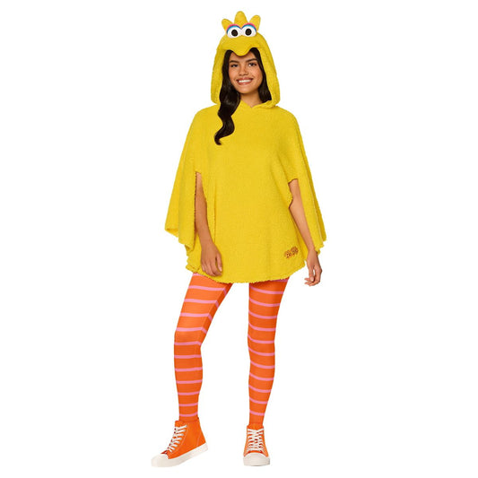 Adult Big Bird Poncho Costume - Sesame Street YELLOW