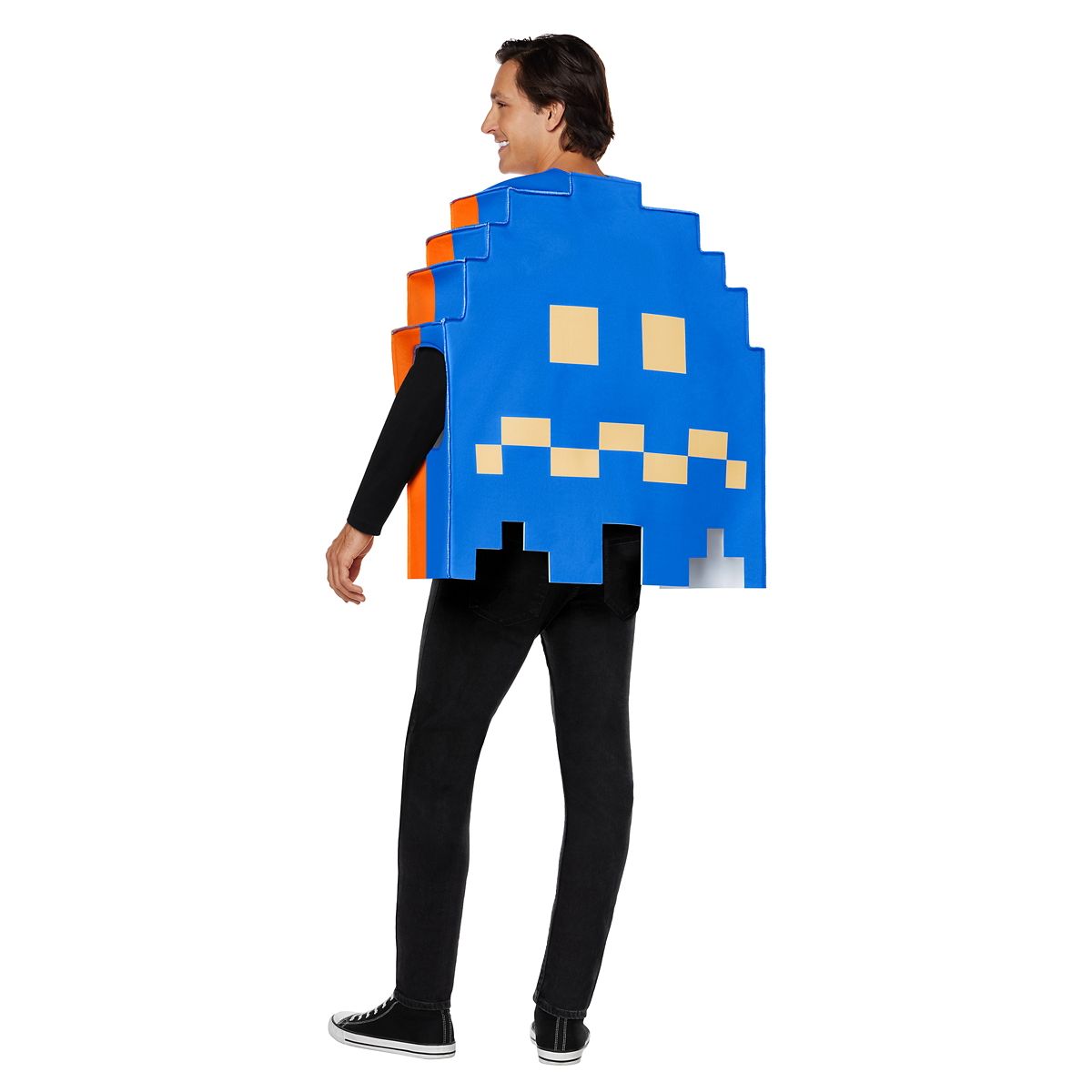 Adult Clyde & Blue Ghost Reversible 3D Costume - Pac-Man ORANGE/BLUE