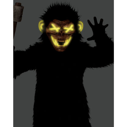 Kids Light-Up Monkey Jumpsuit Costume BLACK