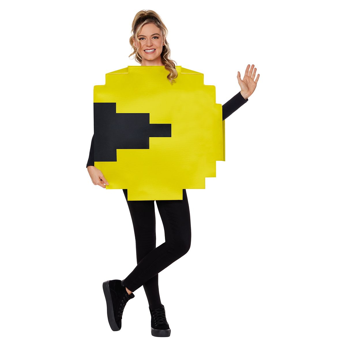 Adult Pac-Man 3D Costume YELLOW