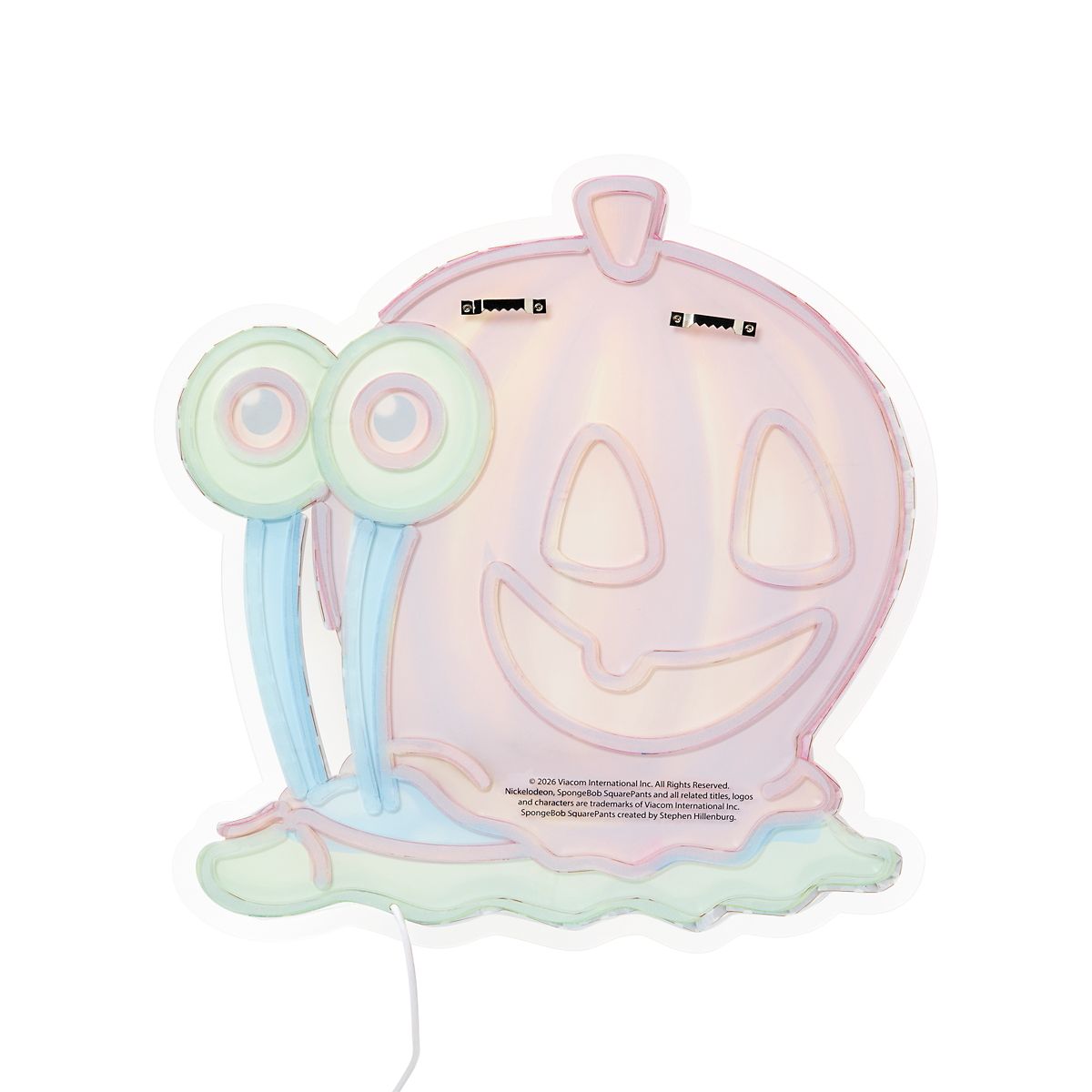 Pumpkin Gary Neon LED Light-Up Sign - SpongeBob SquarePants ORANGE