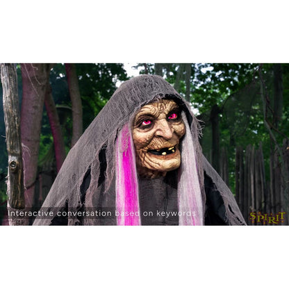 5 Ft 9 In Willow Witch Animatronic MULTI-COLOR