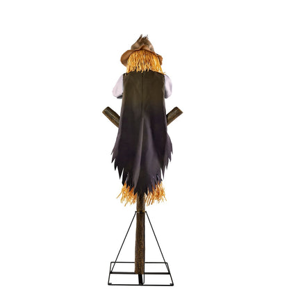 5 Ft 8 In Harmonica Hank Animatronic MULTI-COLOR