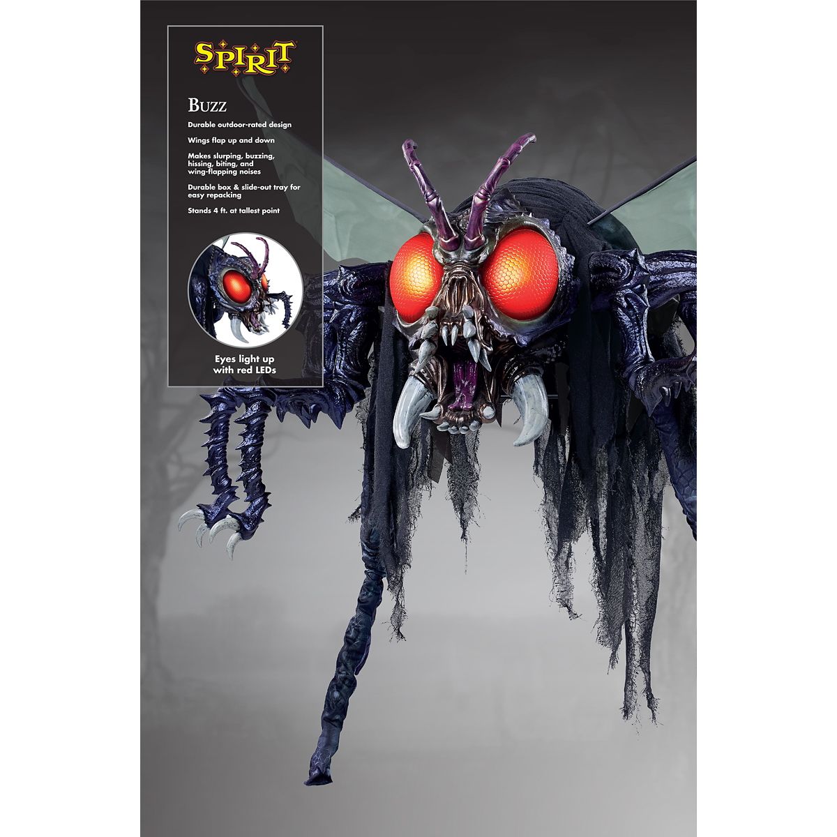 4 Ft Buzz Animatronic MULTI-COLOR
