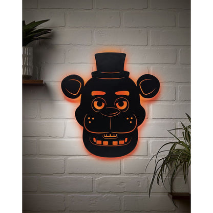 Five Nights at Freddy's LED Light-Up Sign MULTI-COLOR